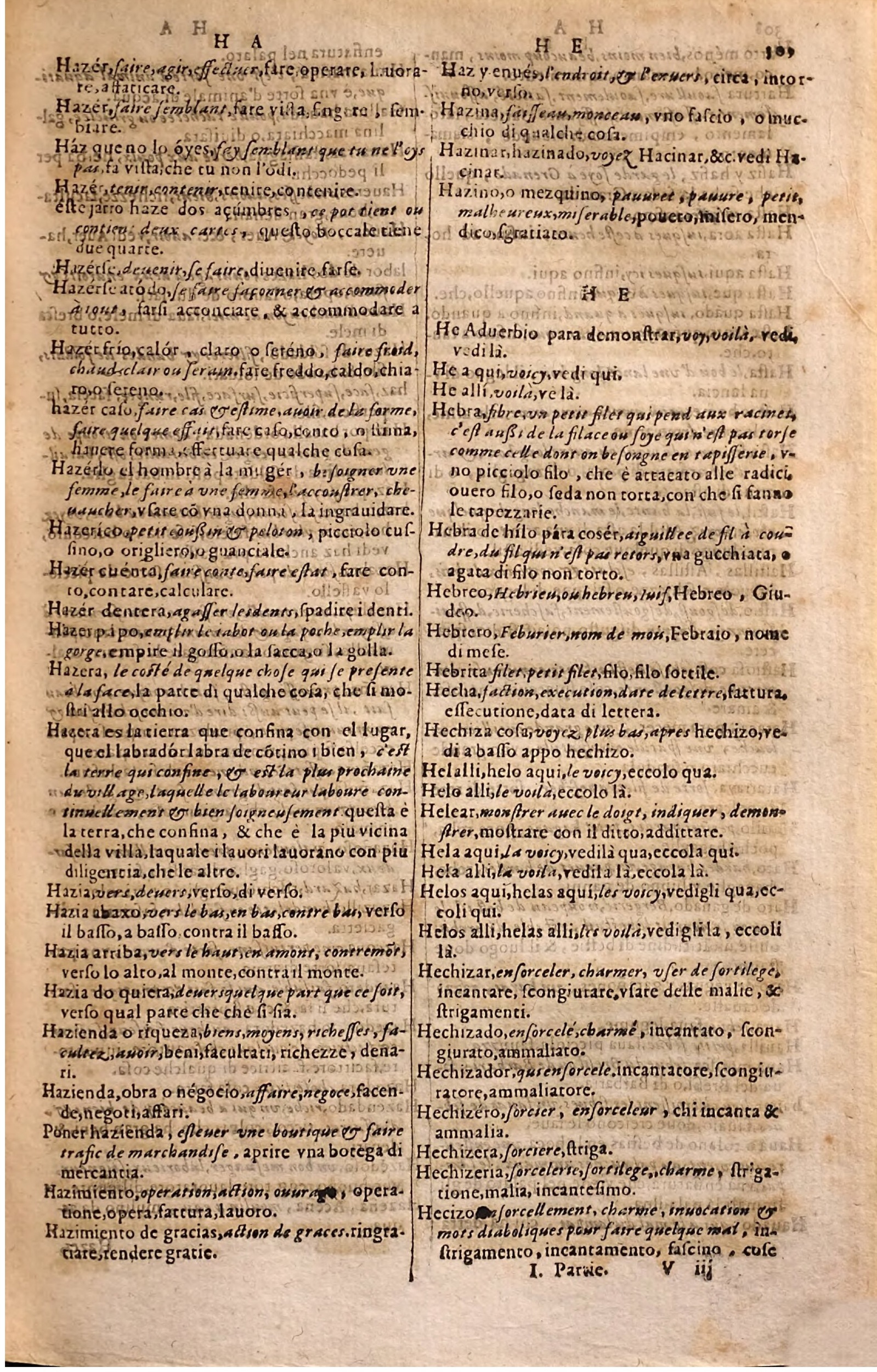 1627 - Jacques Crespin - Trésor des trois langues - Regensburg