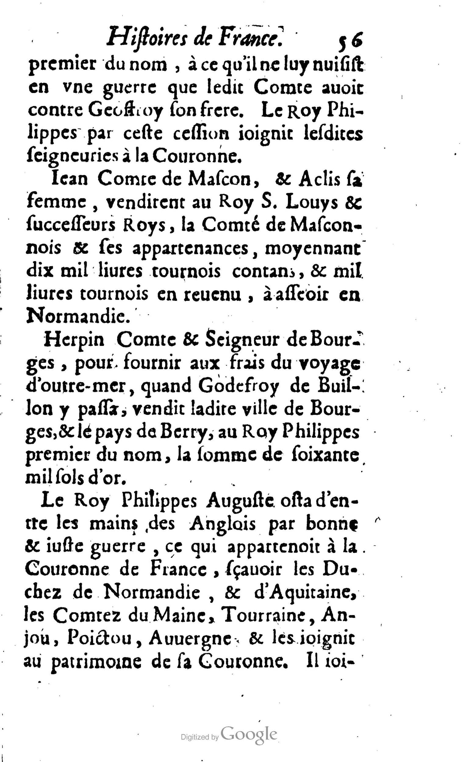 1638 - Jean Corrozet - Trésor des histoires de France - BM Lyon 1638 - Jean Corrozet - Trésor des histoires de France - BM Lyon