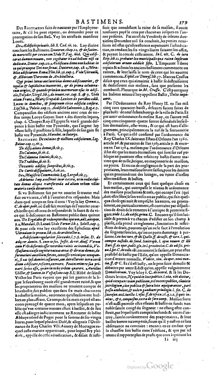 1629 - Veuve Nicolas Buon - Trésor du droit français (21754 T. 1) - BM Lyon