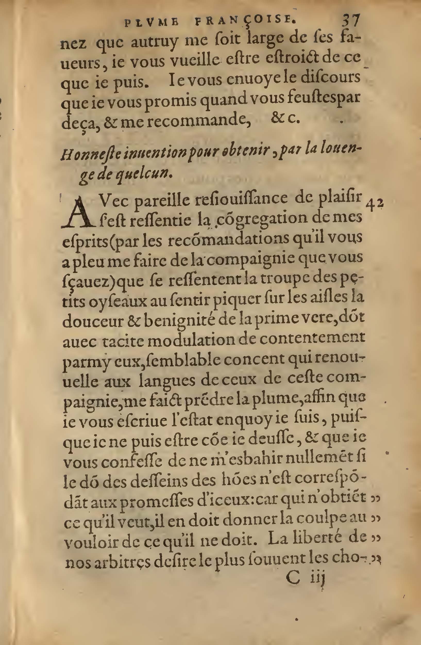 1572 - Lucas Breyer - Finances et Trésor de la plume française - BNC Rome