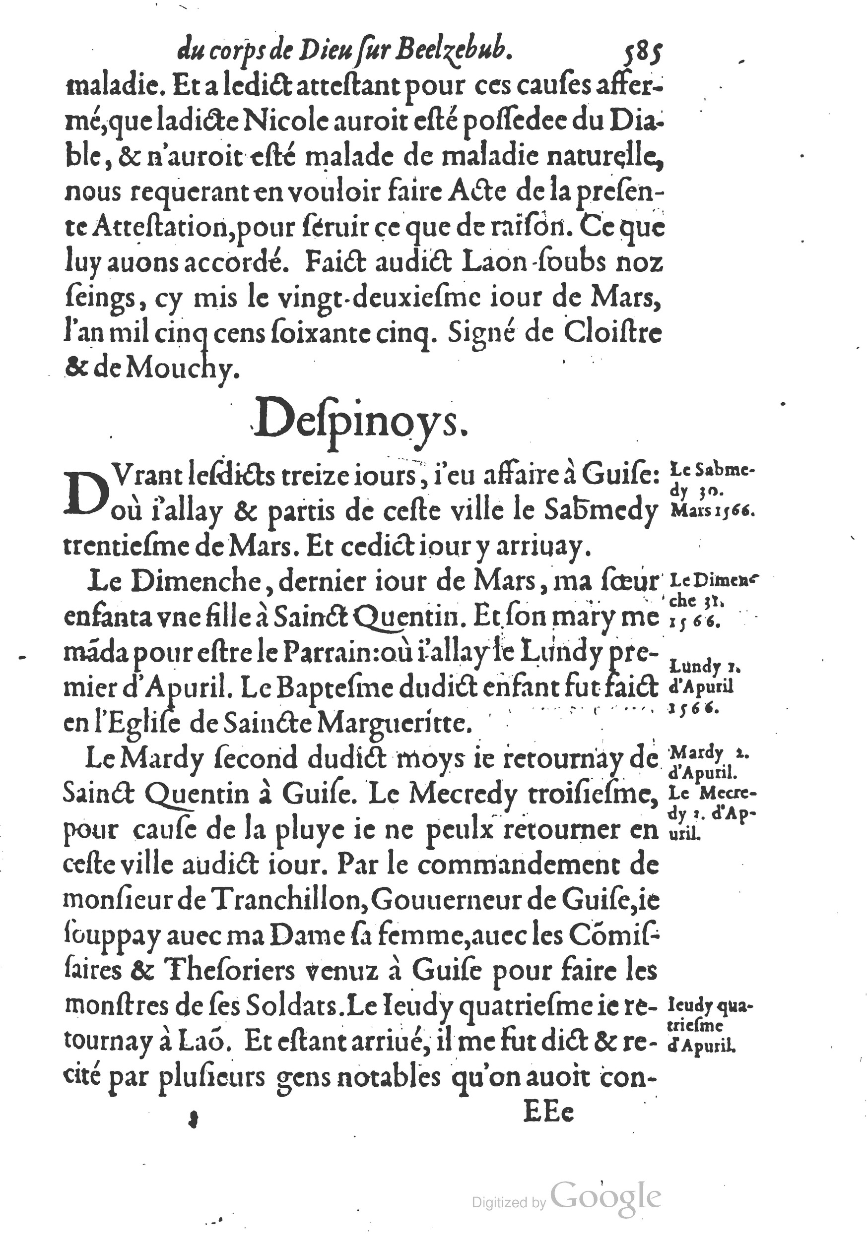 1578 - Nicolas Chesneau - Trésor et entière histoire de la triomphante victoire du corps de Dieu sur l’esprit malin - British Library 1578 - Nicolas Chesneau - Trésor et entière histoire de la triomphante victoire du corps de Dieu sur l’esprit malin - British Library