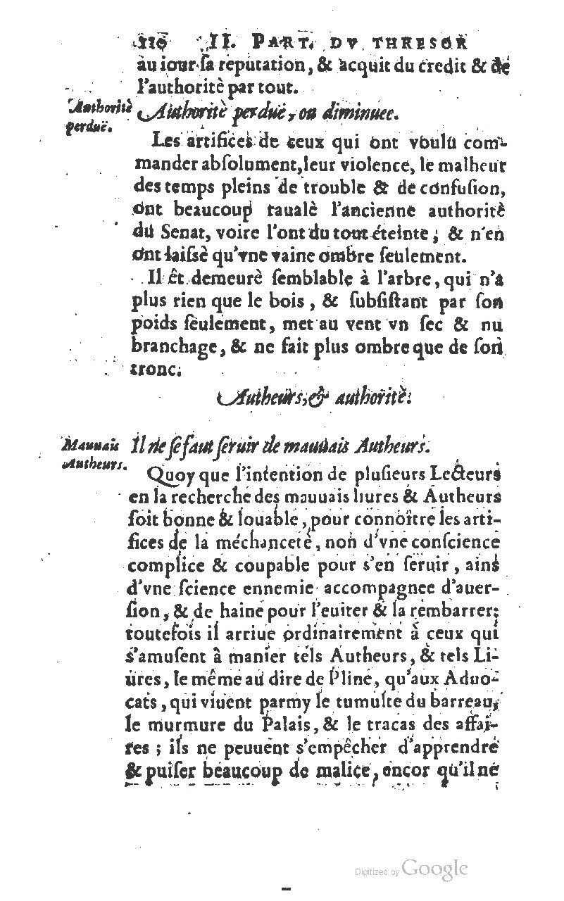 1610 - Louis Coste - Trésor de l’éloquence française (Seconde partie) - BM Lyon
