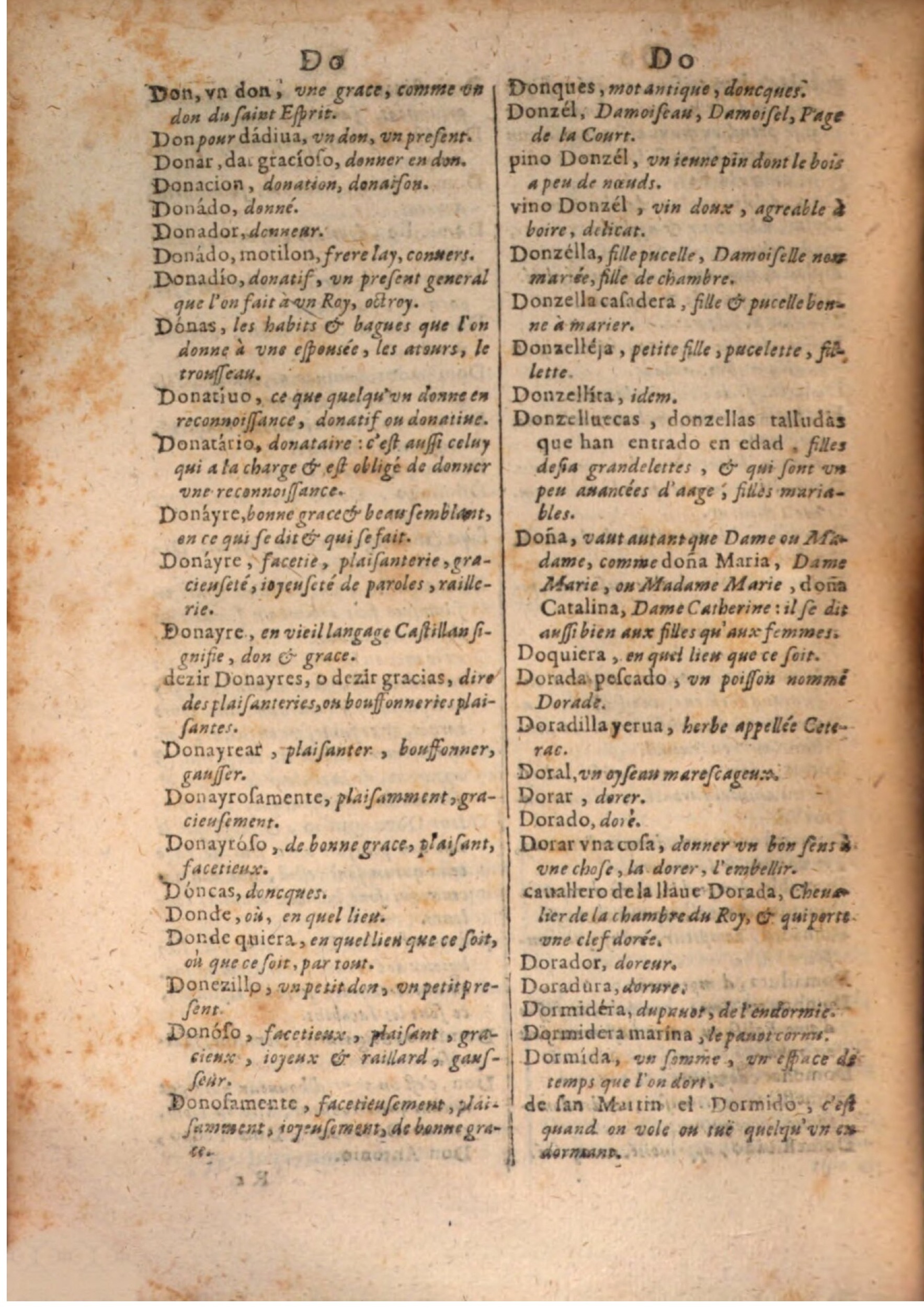 1645 - A. de Sommaville et A. Courbé - Trésor des deux langues espagnole et française - BSB Munich