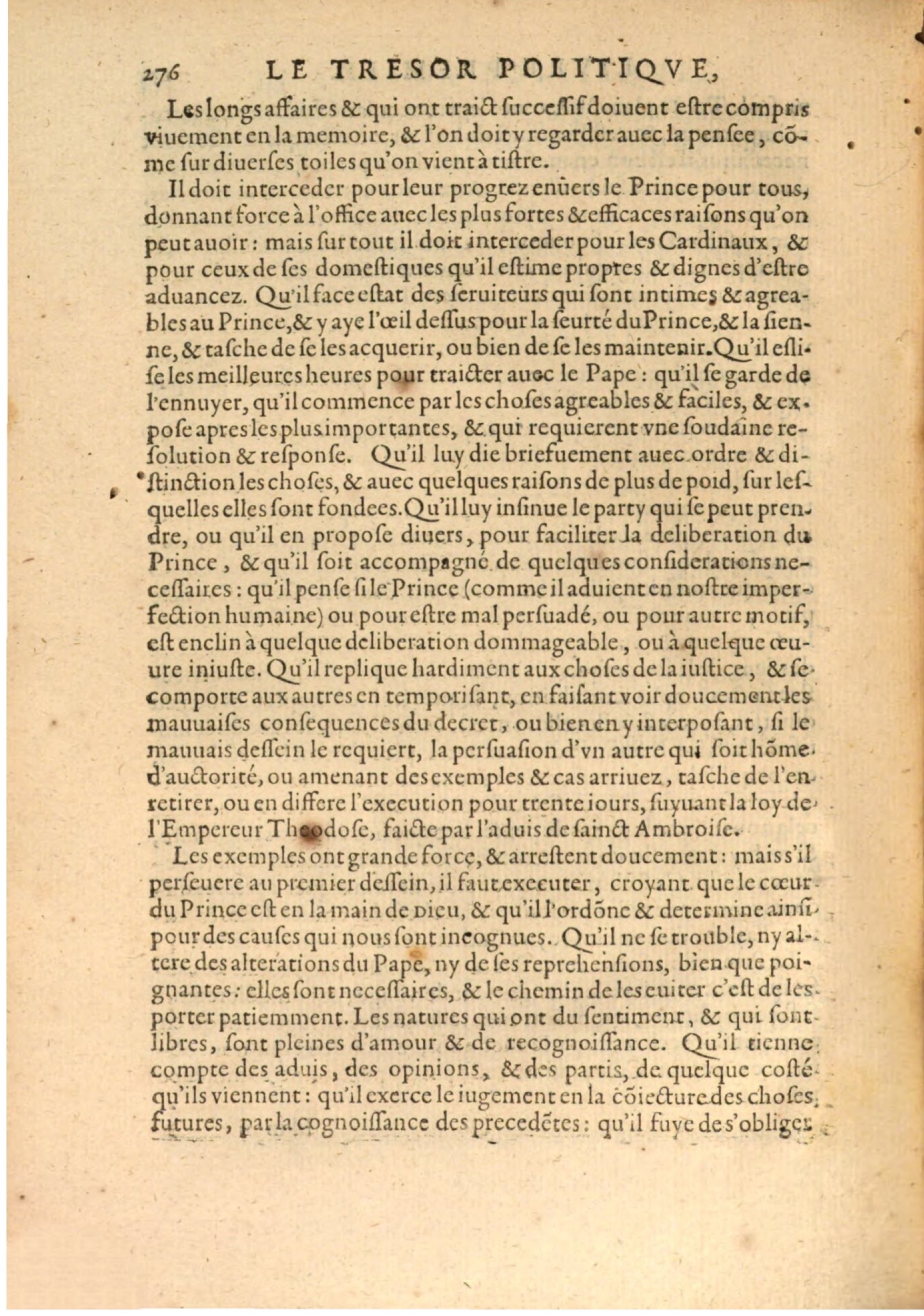 1608 - Nicolas Du Fossé - Trésor politique - BSB Munich
