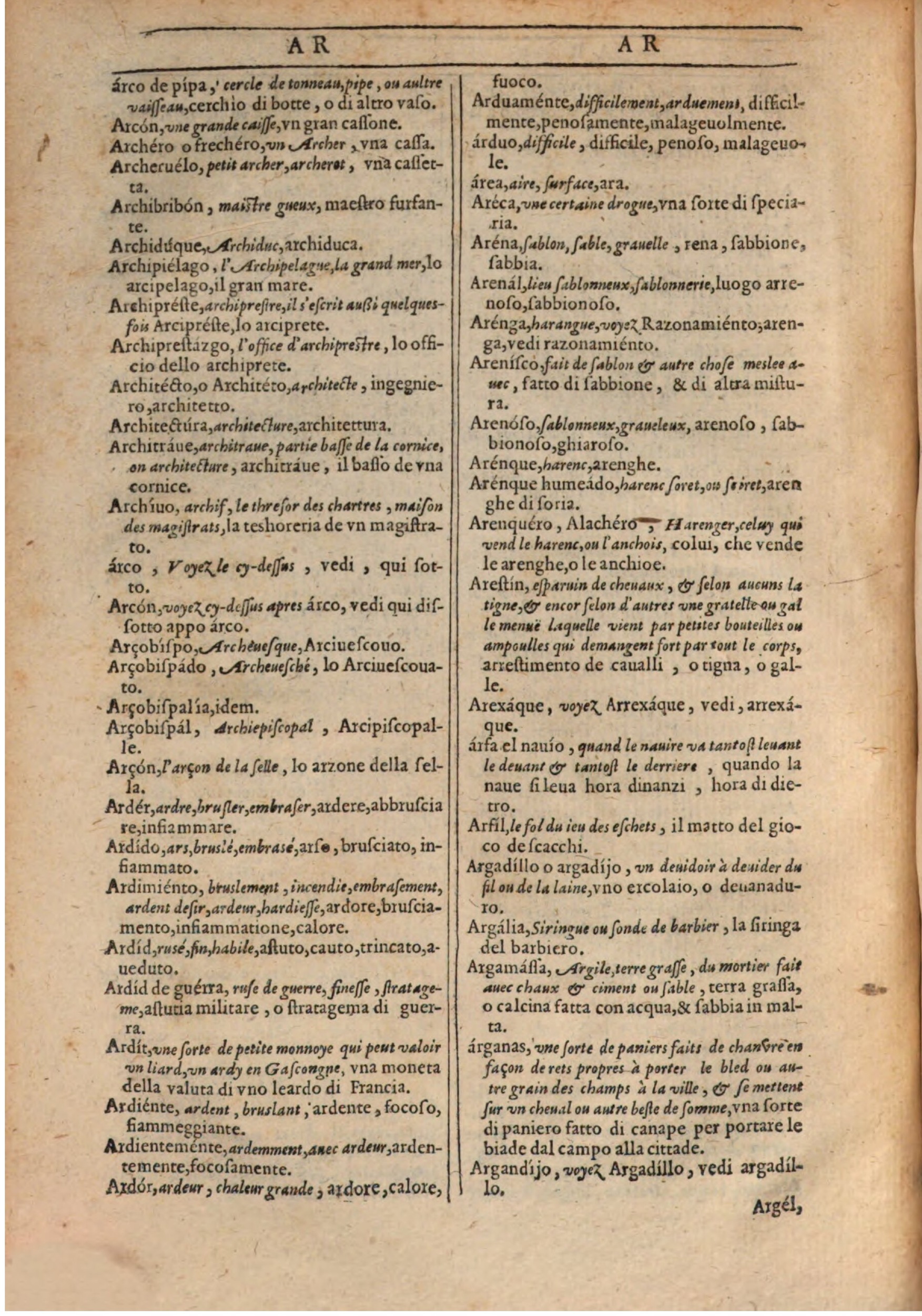 1609 - Philippe Albert et Alexandre Pernet - Trésor des trois langues française, italienne et espagnole (Première partie) - BSB Munich 1609 - Philippe Albert et Alexandre Pernet - Trésor des trois langues française, italienne et espagnole (Première partie) - BSB Munich
