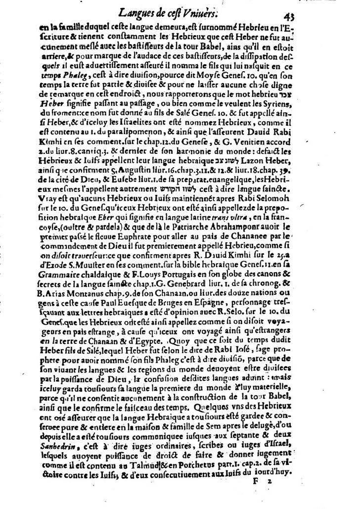 1613 - Matthieu Berjon - Trésor de l’histoire des langues de cet univers - BM Lyon