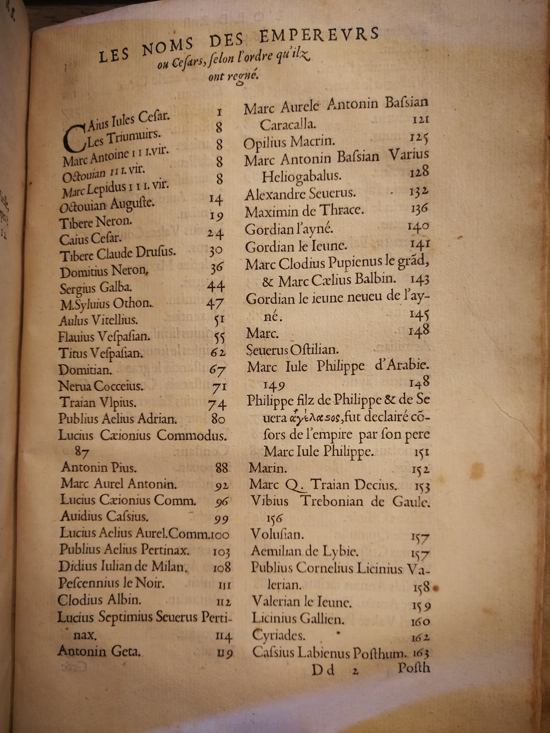 1553 - Jacopo Strada et Thomas Guérin - Épitome du Trésor des antiquités - BNC Florence