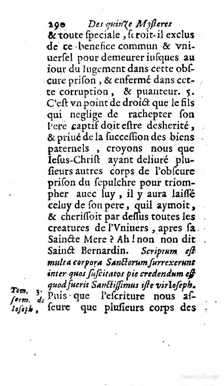 1646 - Jean Piot - Trésor inestimable de Saint-Joseph - BNC Rome