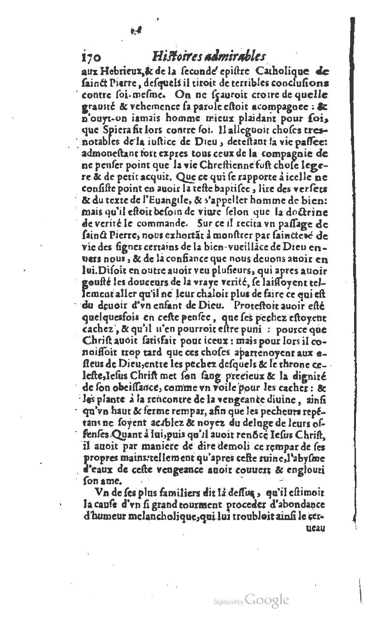 1610 - Paul Marceau - Trésor d’histoires admirables et mémorables - BSB Munich