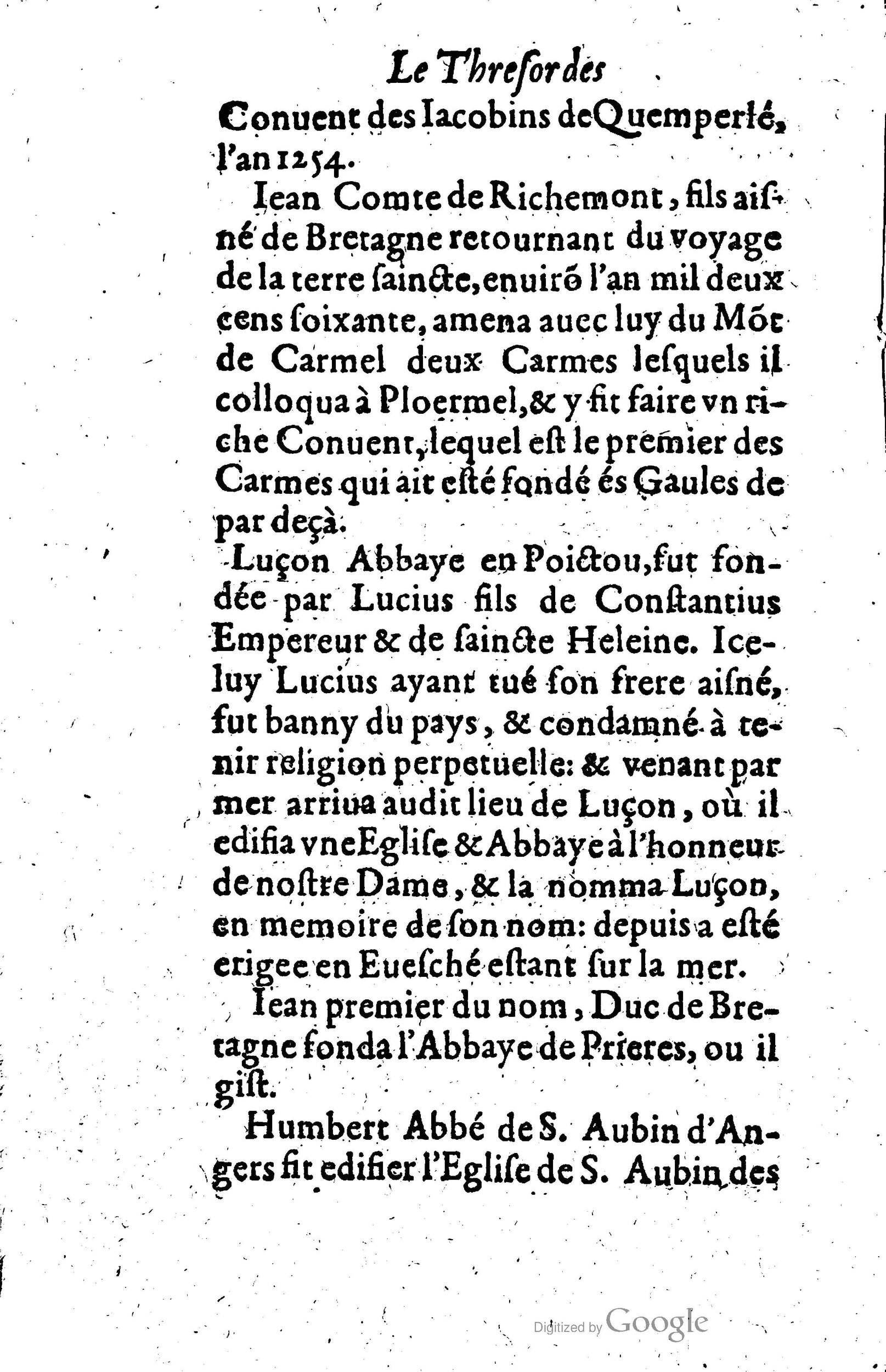 1619 - Jean Corrozet - Trésor des histoires de France - Anvers Musée Plantin-Moretus