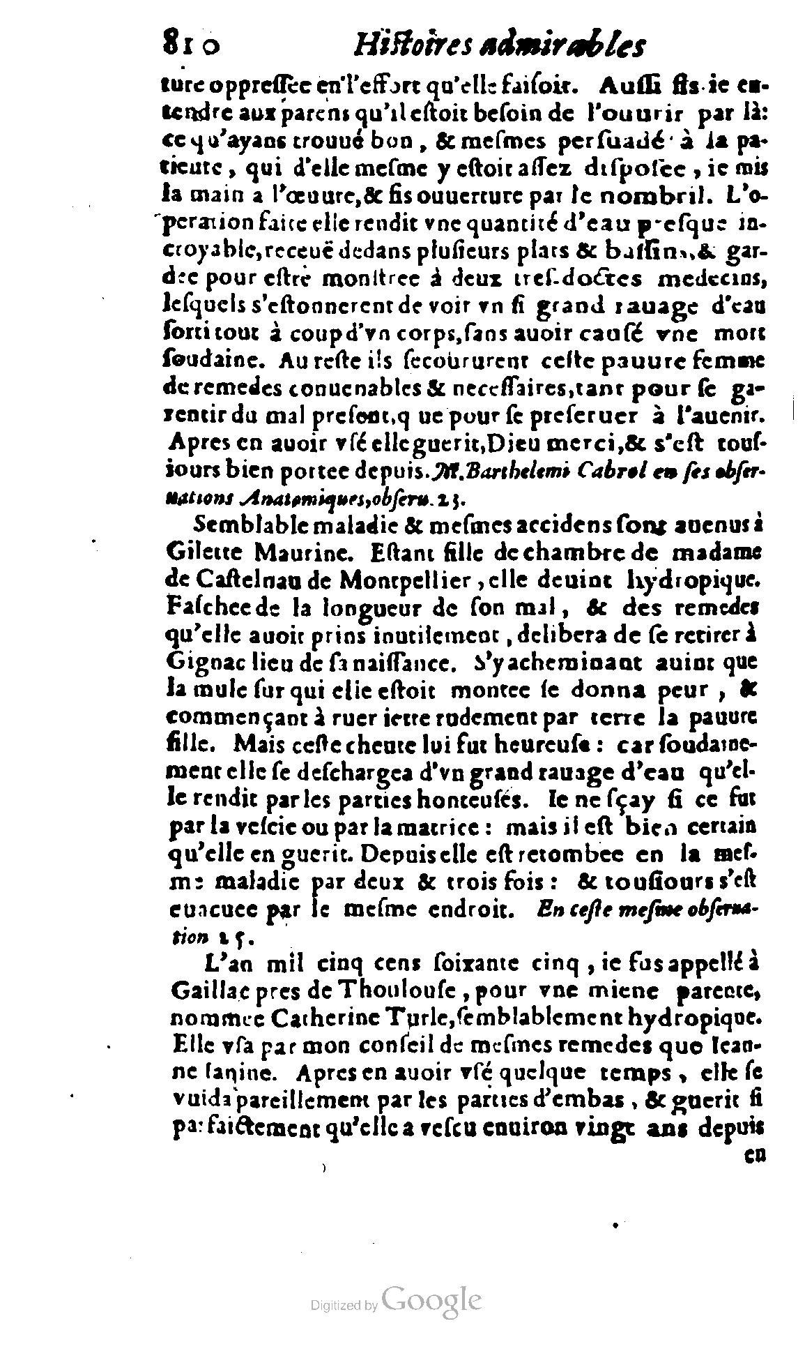 1620 - Samuel Crespin - Trésor d’histoires admirables et mémorables - BCU Lausanne