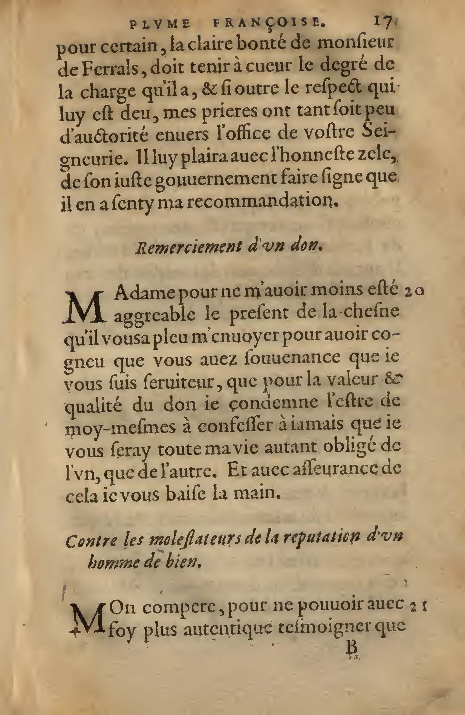 1572 - Lucas Breyer - Finances et Trésor de la plume française - BNC Rome