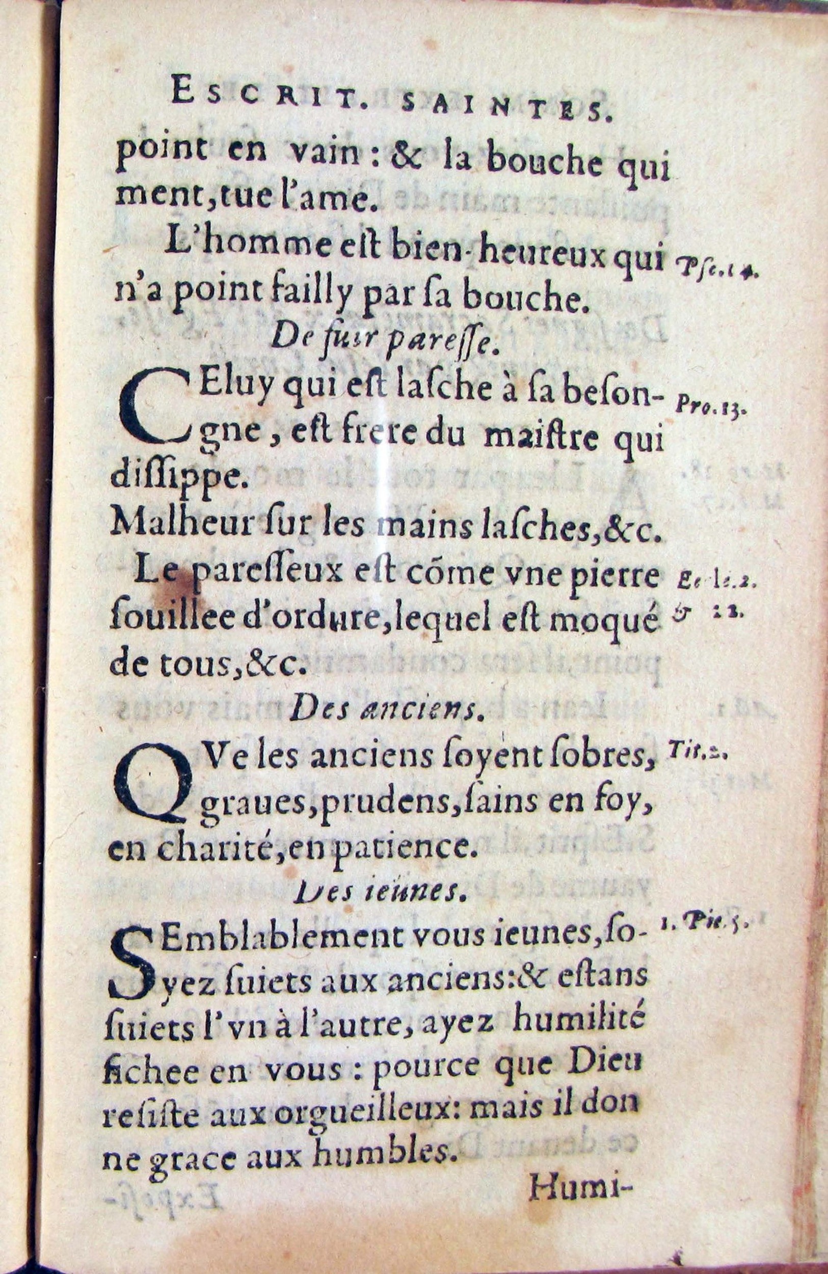 1572 - Antoine Certia - Trésor des prières, oraisons et instructions chrétiennes - Nîmes