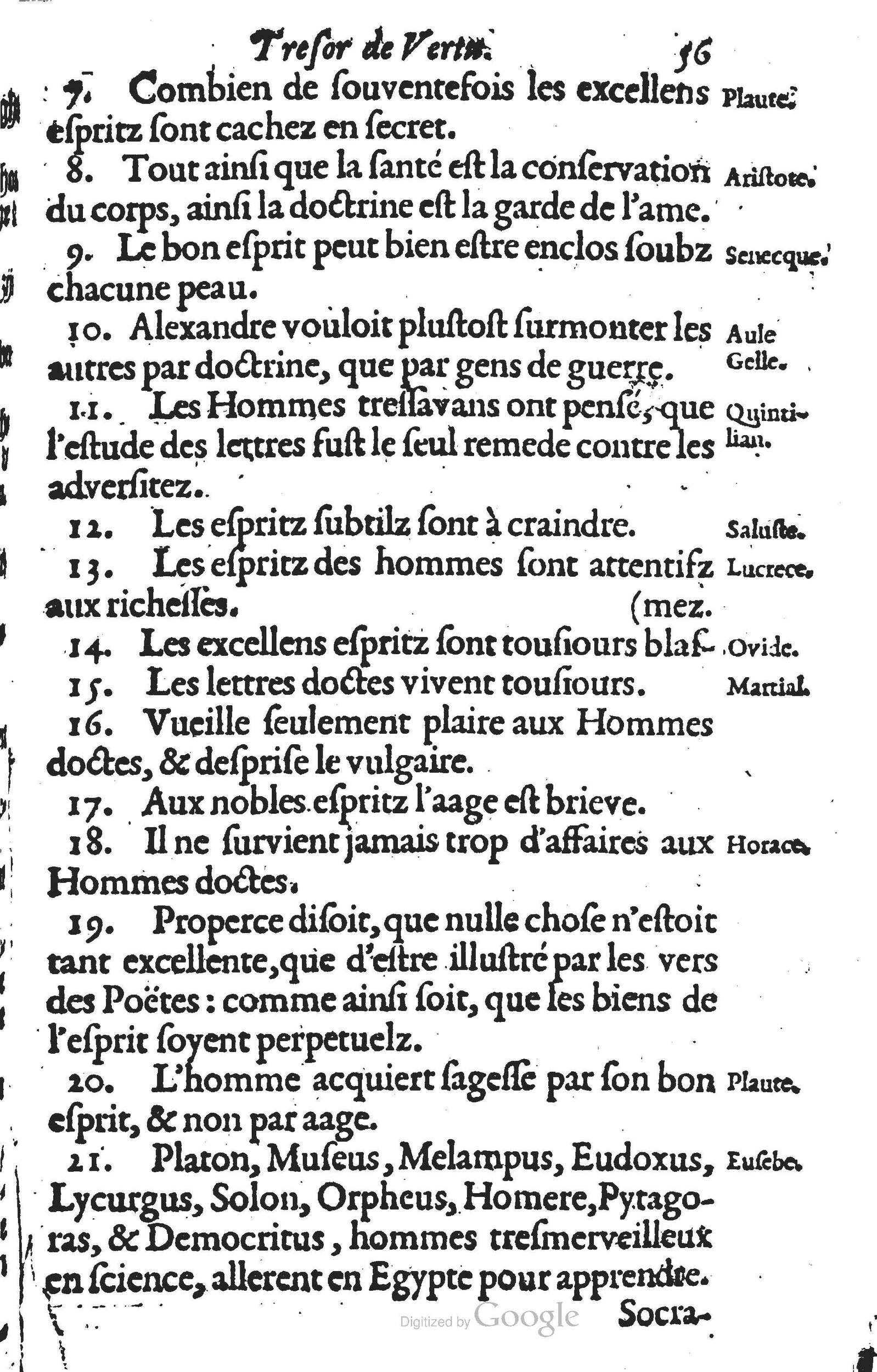 1594 - Cornelis Claesz - Trésor de vertu - BU Leiden
