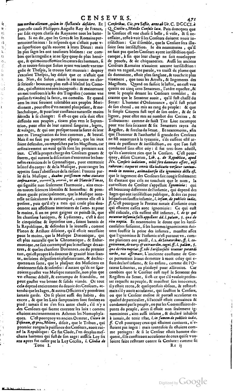 1629 - Veuve Nicolas Buon - Trésor du droit français (29620 T. 1) - BM Lyon