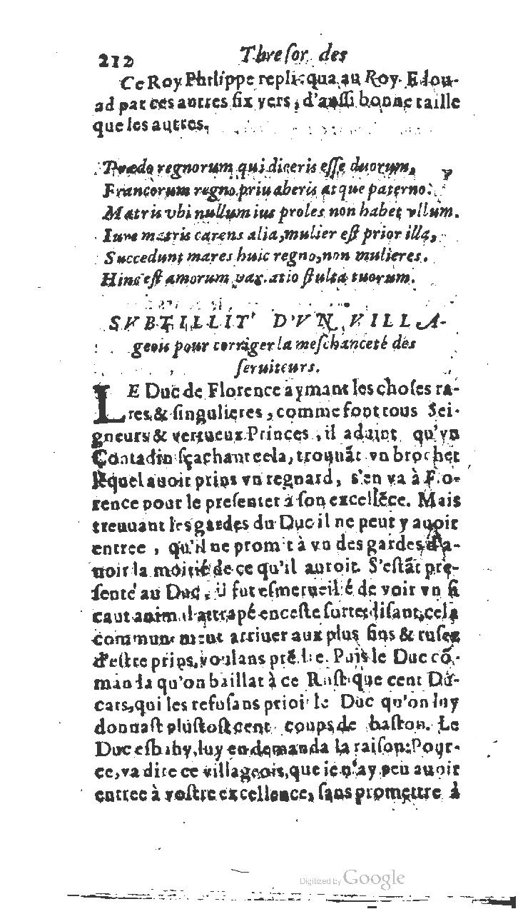 1611 - Jean Osmont - Trésor des récréations - BSB Munich