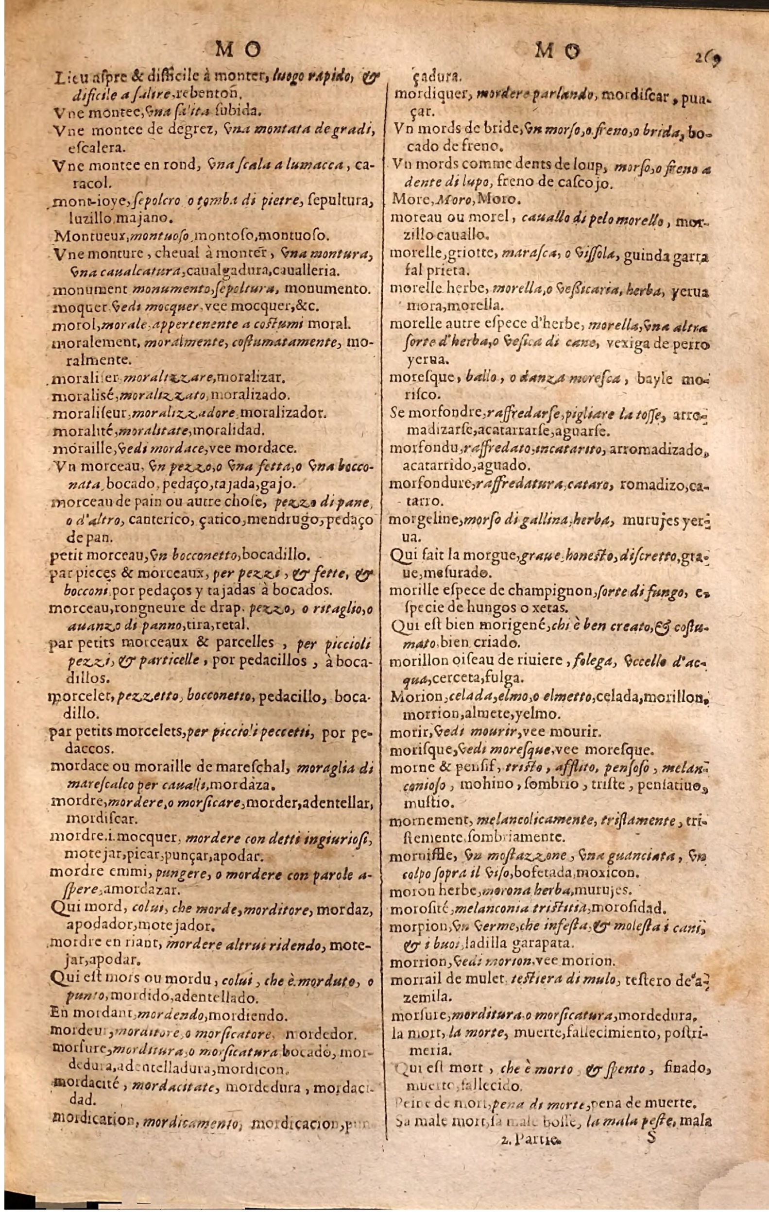1627 - Jacques Crespin - Trésor des trois langues (Seconde partie) - Regensburg