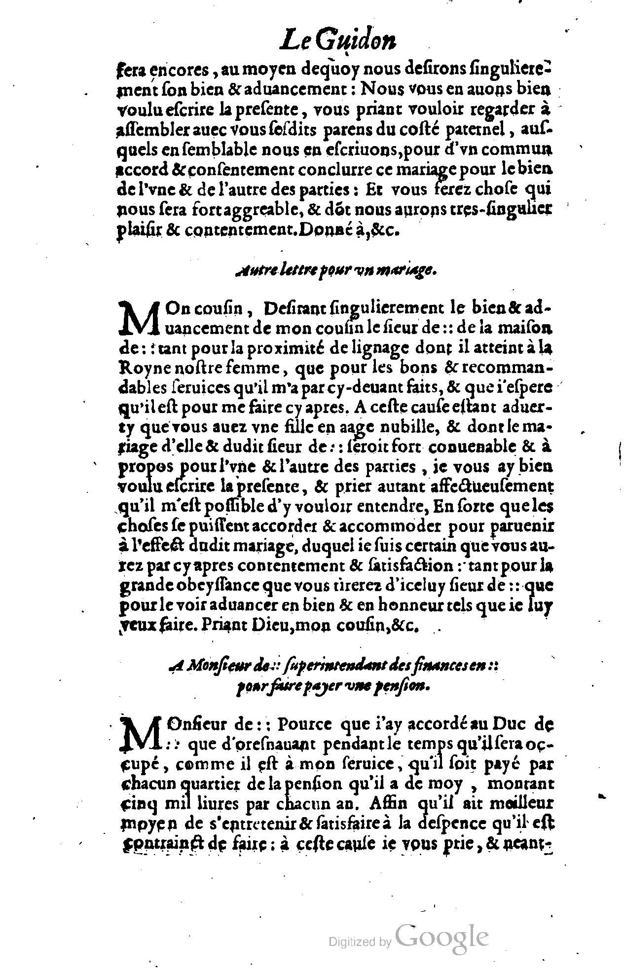 1614 - Jean Richer - Trésor du nouveau style et protocole de la chancellerie de France - BSB Munich