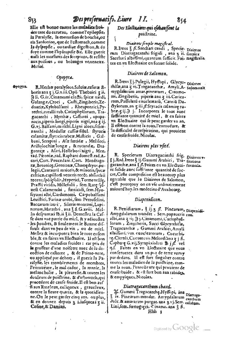 1616 - Étienne Gamonet - Grand trésor ou dispensaire - BSB Munich