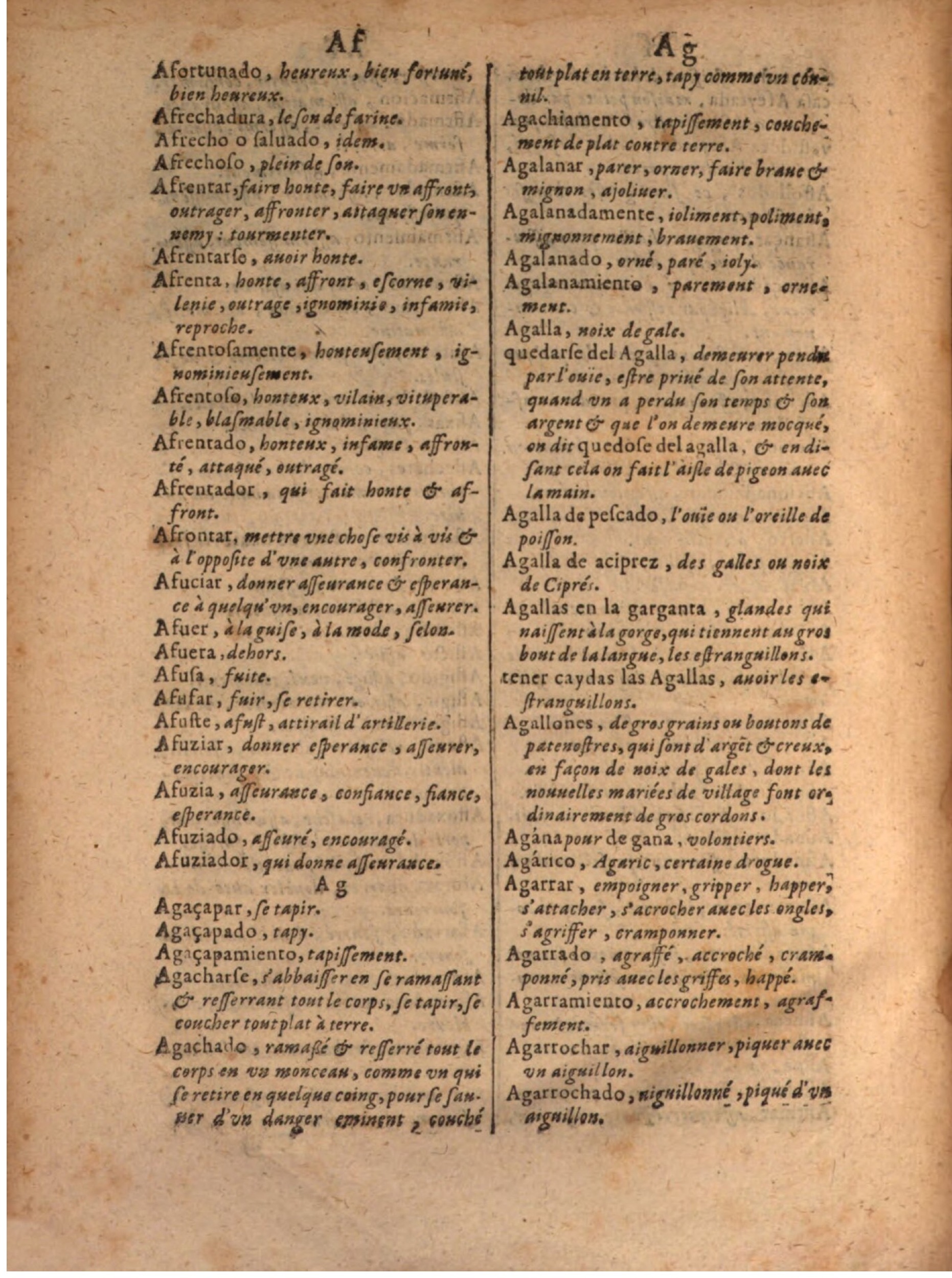 1645 - A. de Sommaville et A. Courbé - Trésor des deux langues espagnole et française - BSB Munich 1645 - A. de Sommaville et A. Courbé - Trésor des deux langues espagnole et française - BSB Munich