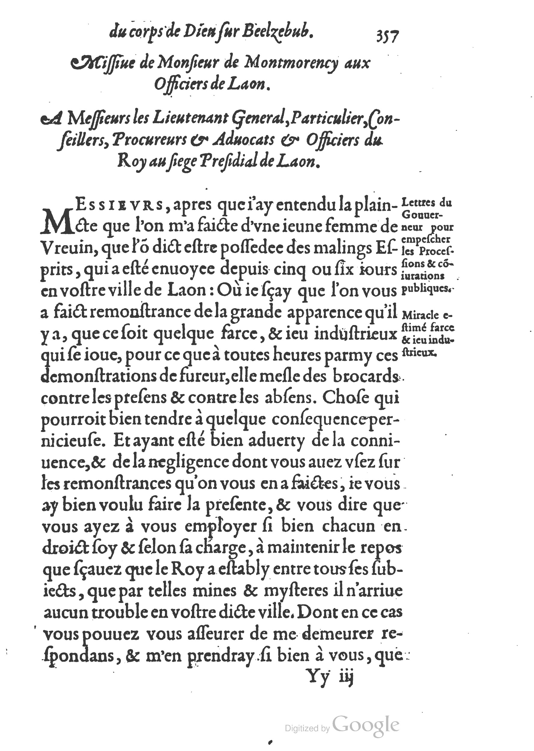 1578 - Nicolas Chesneau - Trésor et entière histoire de la triomphante victoire du corps de Dieu sur l’esprit malin - British Library 1578 - Nicolas Chesneau - Trésor et entière histoire de la triomphante victoire du corps de Dieu sur l’esprit malin - British Library