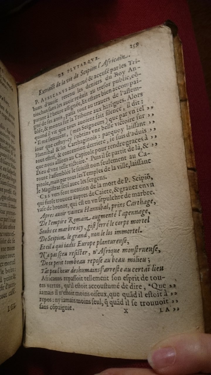 1568 - Willem Silvius - Trésor des vies de Plutarque - BnF