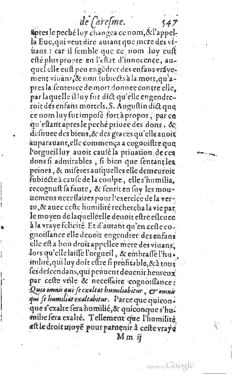 1607 - Nicolas Du Fossé - Trésor quadragésimal - T 01 - BM Lyon