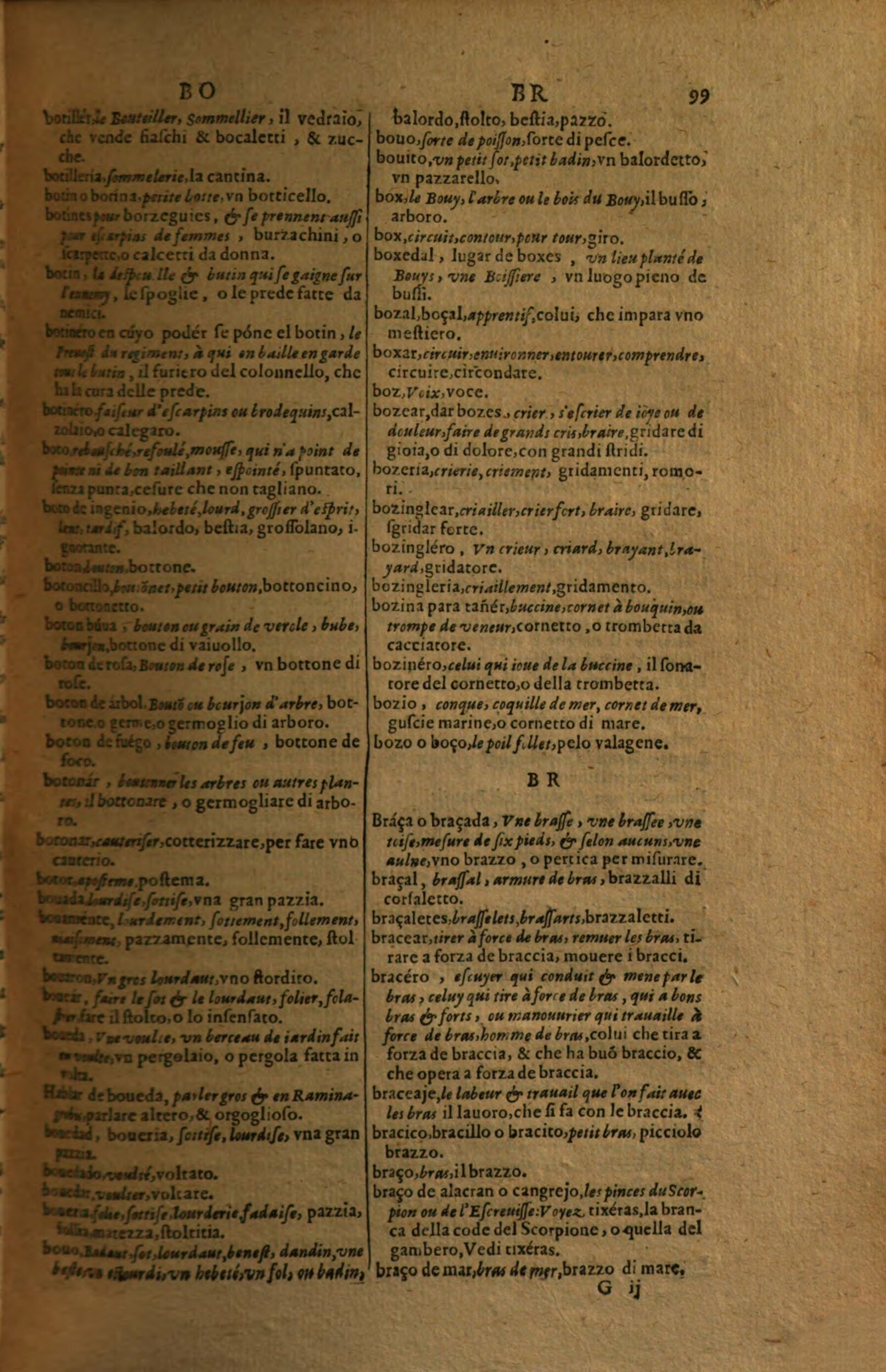 1617 - Samuel Crespin - Trésor des trois langues espagnole, française et italienne (Première partie) - Regensburg 1617 - Samuel Crespin - Trésor des trois langues espagnole, française et italienne (Première partie) - Regensburg
