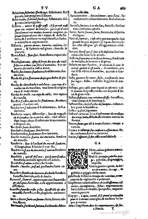 1617 - Samuel Crespin - Trésor des trois langues espagnole, française et italienne (3 parties) - Ohio