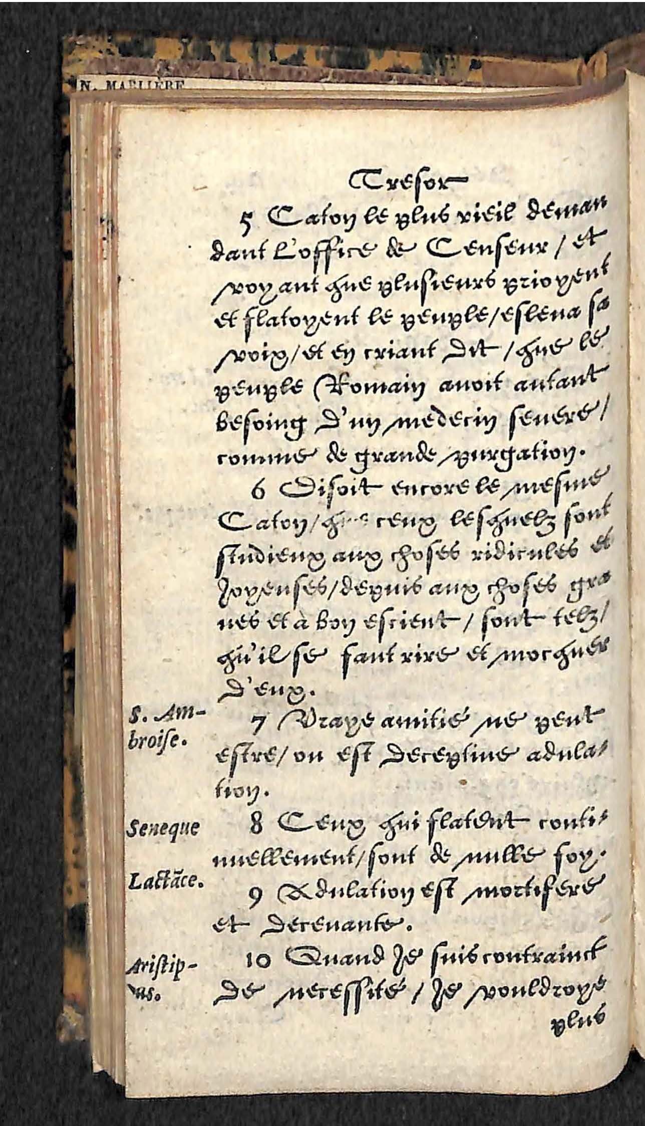 1560 - Hans de Laet - Trésor de vertu - Angers-archives