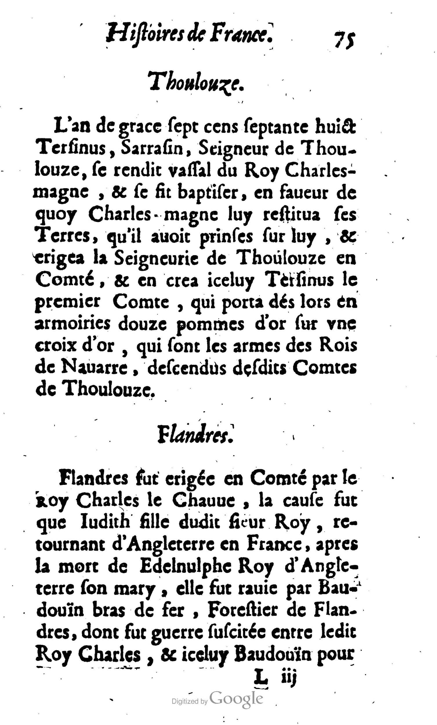1638 - Jean Corrozet - Trésor des histoires de France - BM Lyon