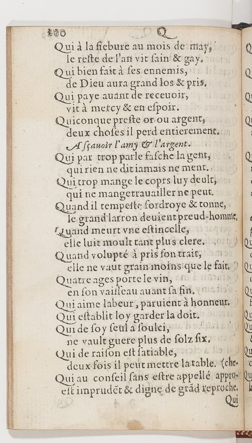 1577 - Jean d’Ogerolles - Trésor de sentences dorées - BnF Arsenal