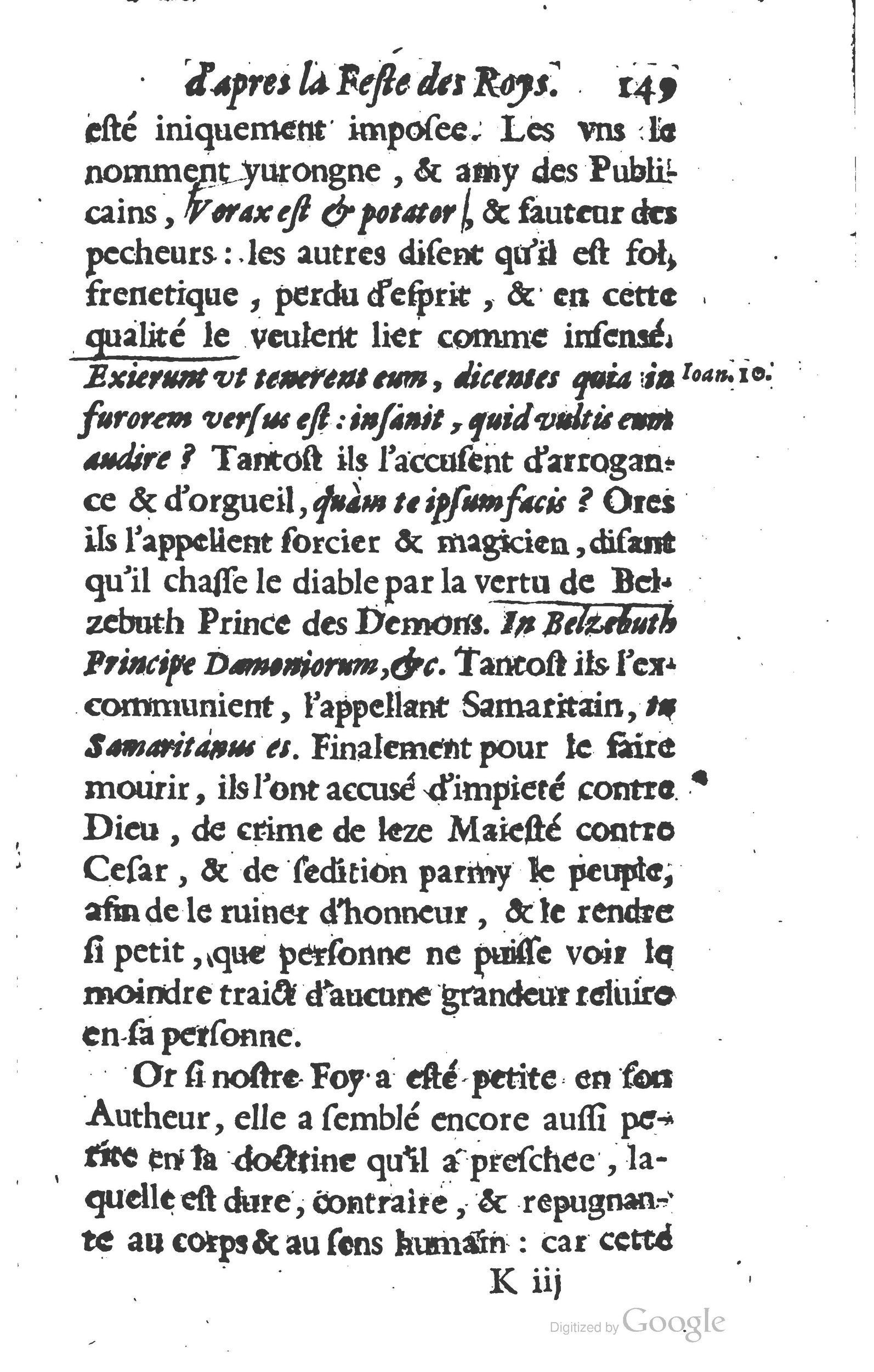 1629 - Manassés de Préaulx - Sermons ou Trésors de la piété chrétienne - BM Lyon