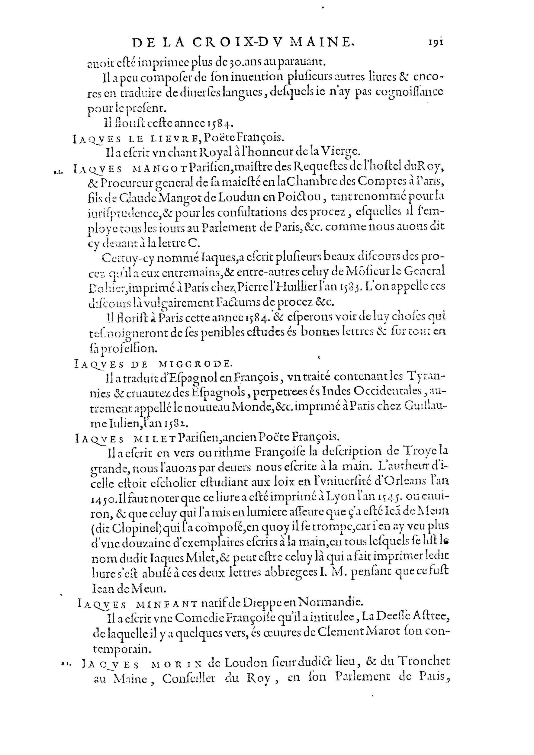1584 - Abel L&#039;Angelier - Bibliothèques françaises - BnF