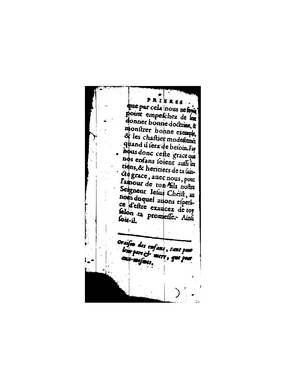 1596 - Guillaume Auvray - Trésor des prières, oraisons et instructions chrétiennes - BnF