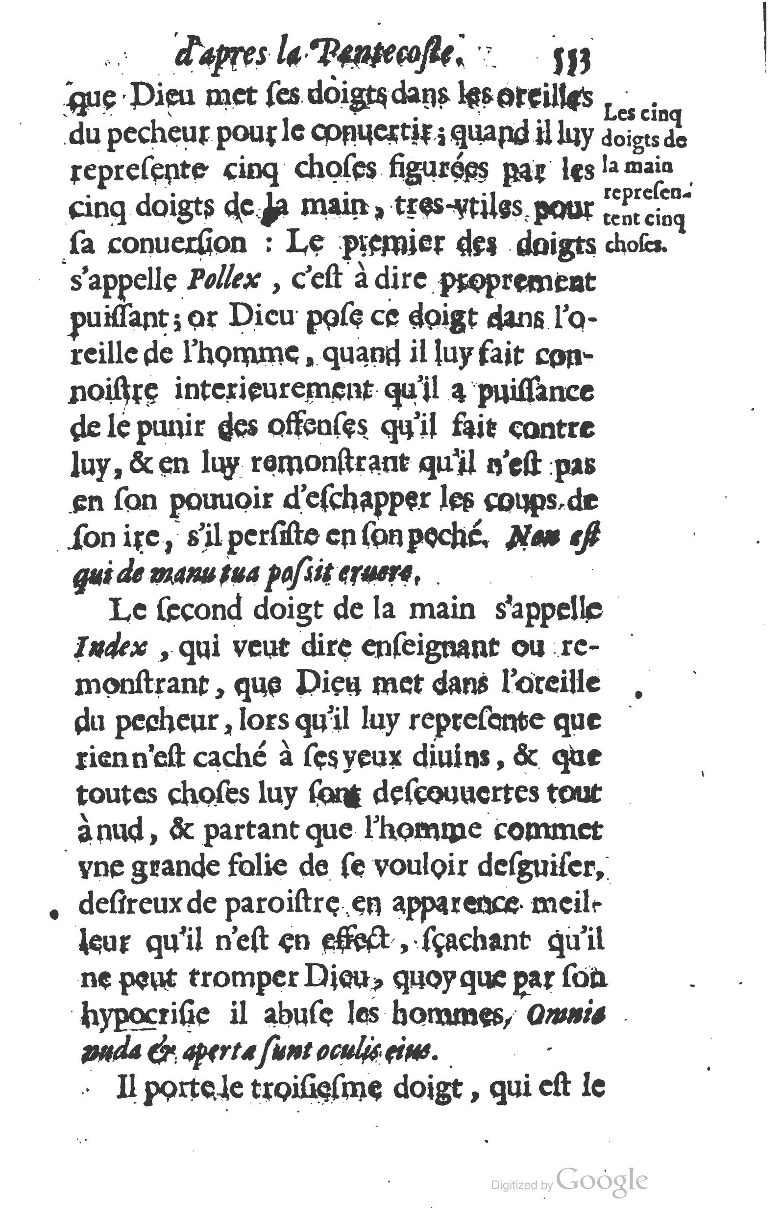 1629 - Manassés de Préaulx - Sermons ou Trésors de la piété chrétienne - BM Lyon