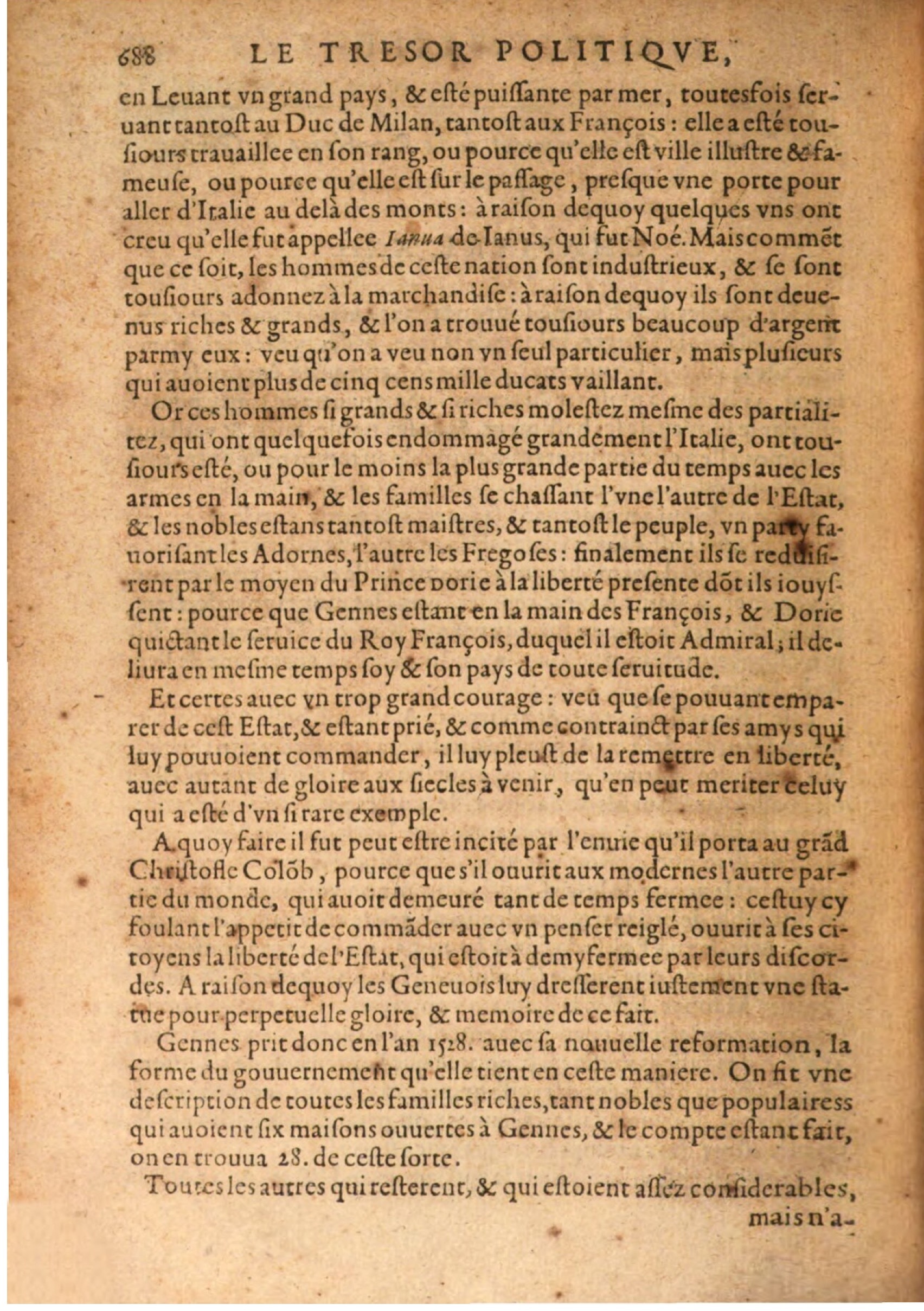1608 - Pierre Chevalier - Trésor politique - BSB Munich