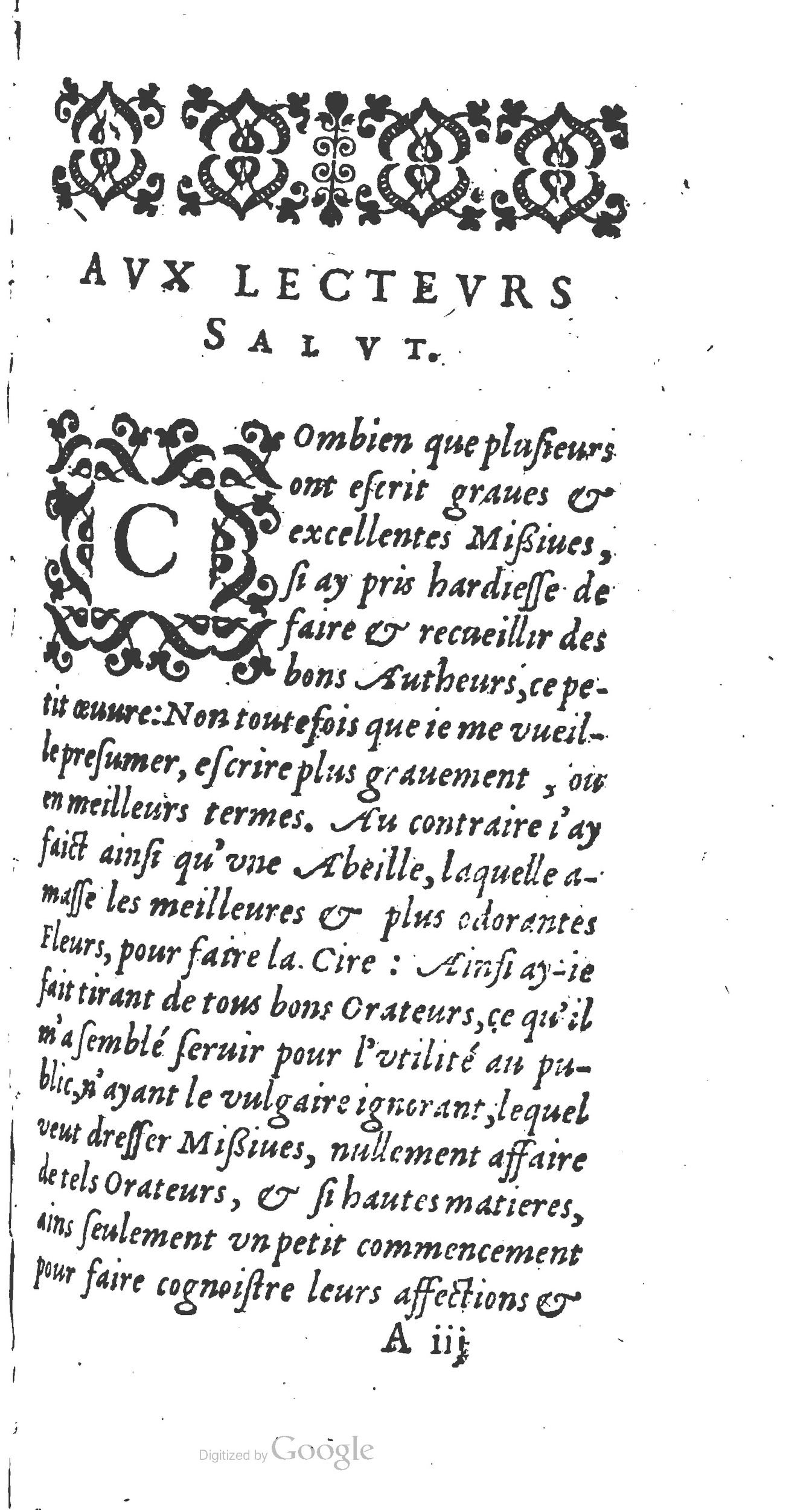 1598 - Sébastien Molin - Trésor des secrétaires - British Library