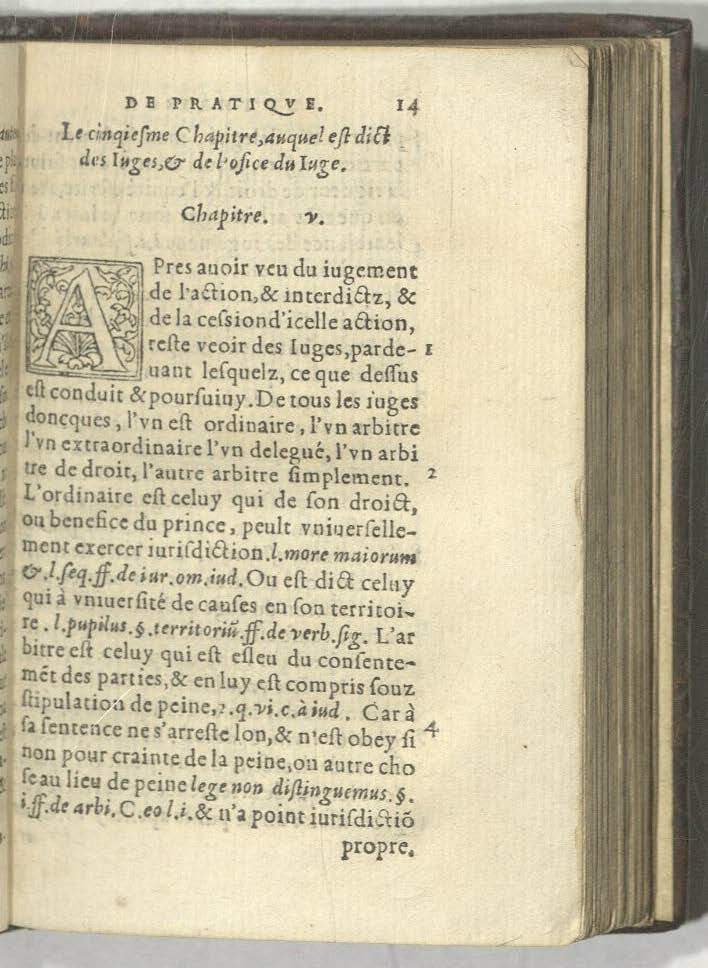 1552 - Vincent Sertenas - Trésor de pratique pour les juges - Kansas University 1552 - Vincent Sertenas - Trésor de pratique pour les juges - Kansas University