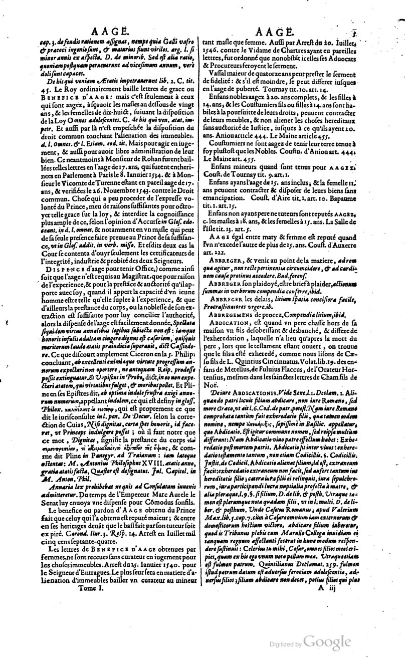 1629 - Veuve Nicolas Buon - Trésor du droit français (29620 T. 1) - BM Lyon