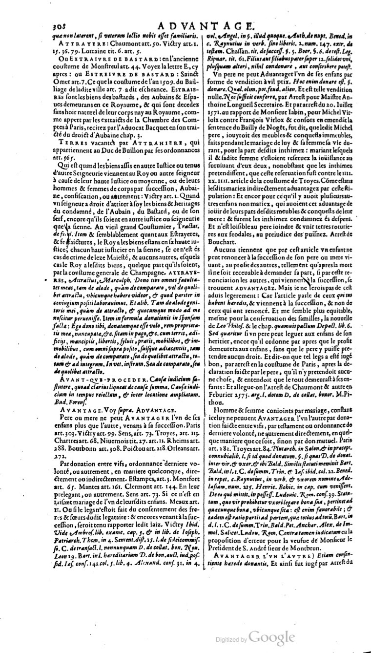 1629 - Veuve Nicolas Buon - Trésor du droit français (29620 T. 1) - BM Lyon