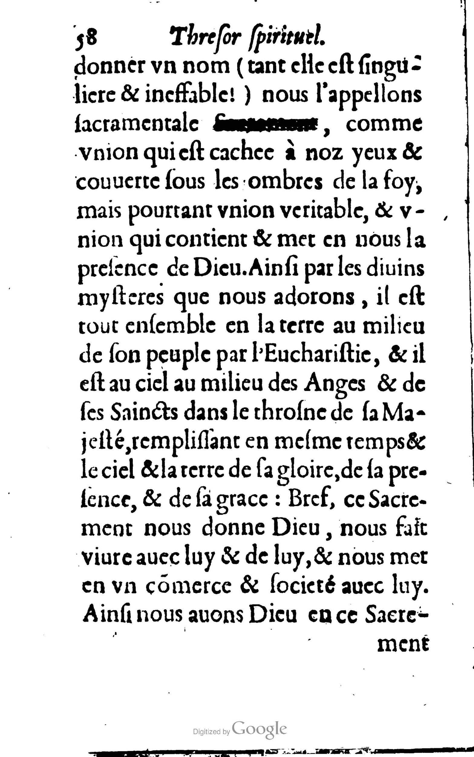 1633 - François Waudré - Trésor spirituel contenant les excellences du christianisme - BM Lyon