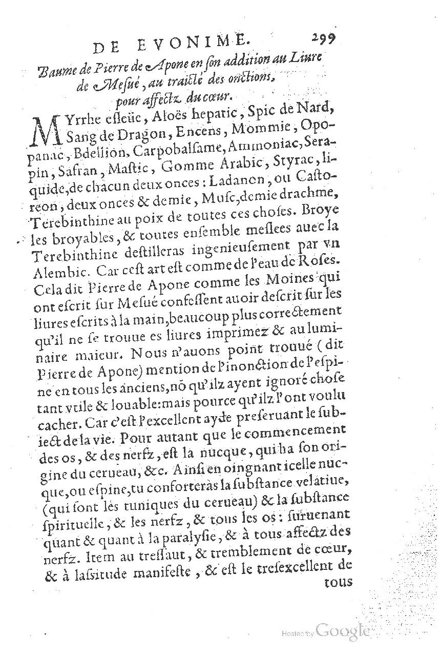 1557 - Antoine Vincent - Trésor d’Evonyme Philiatre - UC Madrid