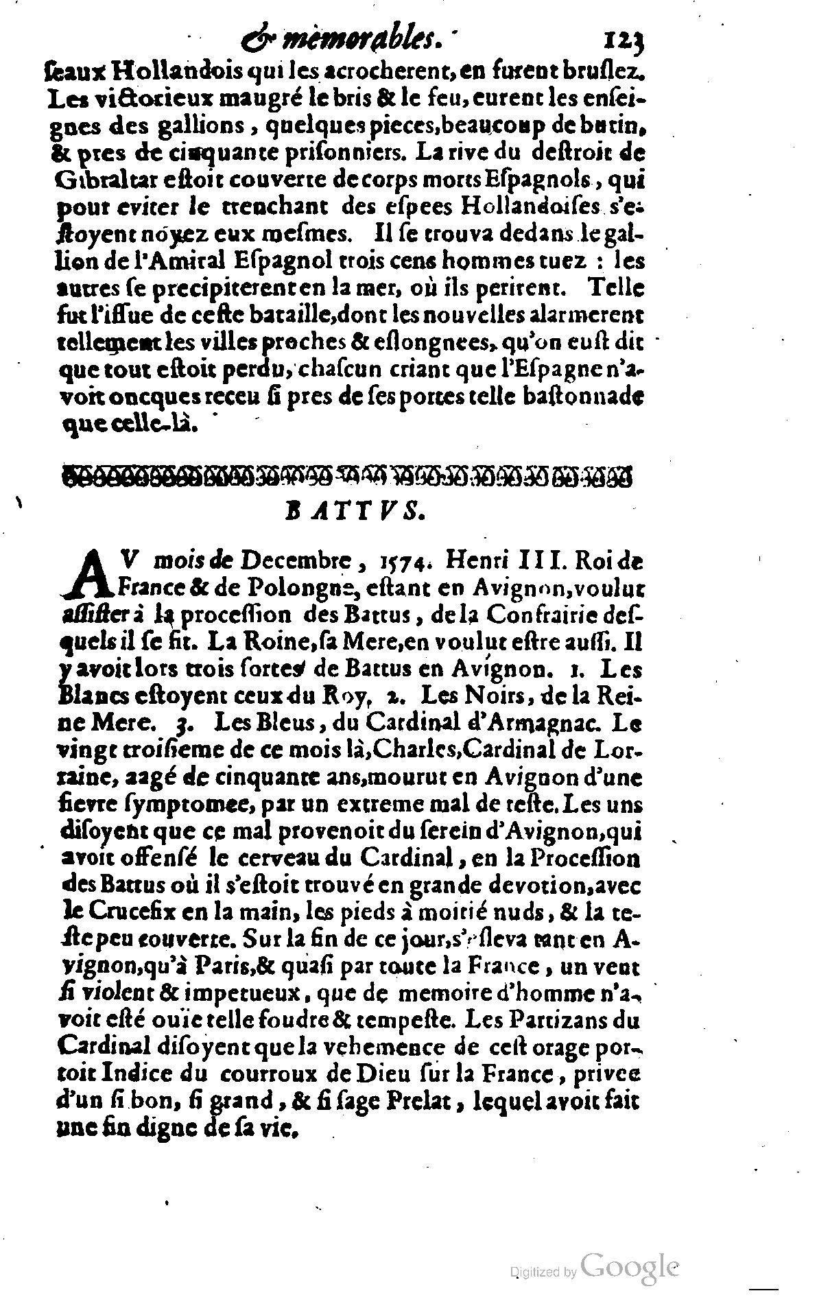 1628 - Jacques Crespin - Trésor d’histoires admirables et mémorables - BSB Munich