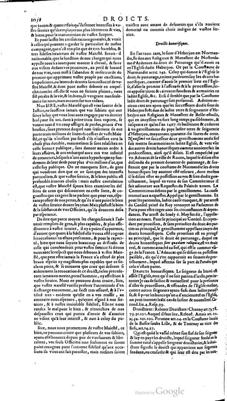 1629 - Veuve Nicolas Buon - Trésor du droit français (21754 T. 1) - BM Lyon 1629 - Veuve Nicolas Buon - Trésor du droit français (21754 T. 1) - BM Lyon