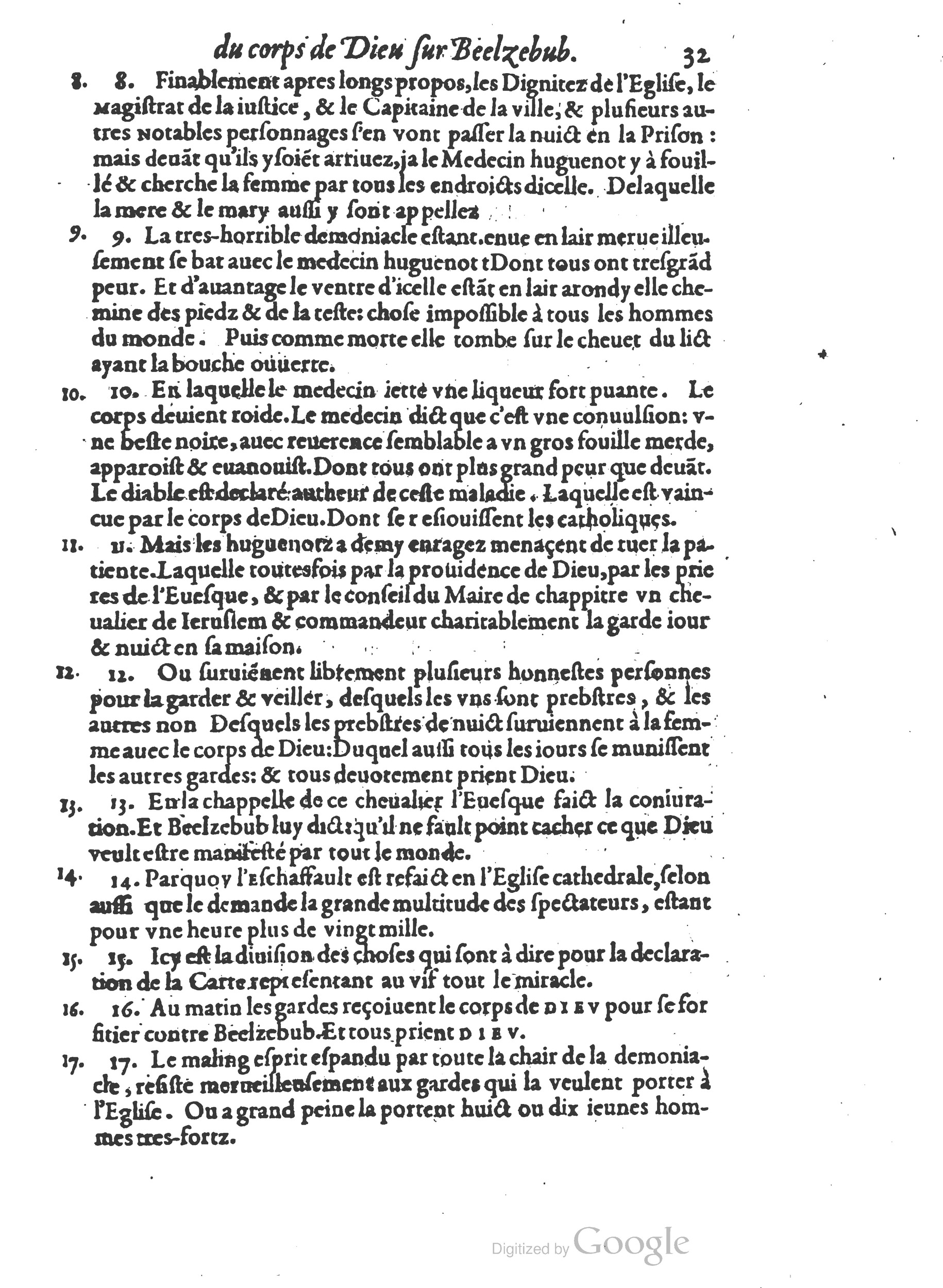 1578 - Nicolas Chesneau - Trésor et entière histoire de la triomphante victoire du corps de Dieu sur l’esprit malin - British Library 1578 - Nicolas Chesneau - Trésor et entière histoire de la triomphante victoire du corps de Dieu sur l’esprit malin - British Library