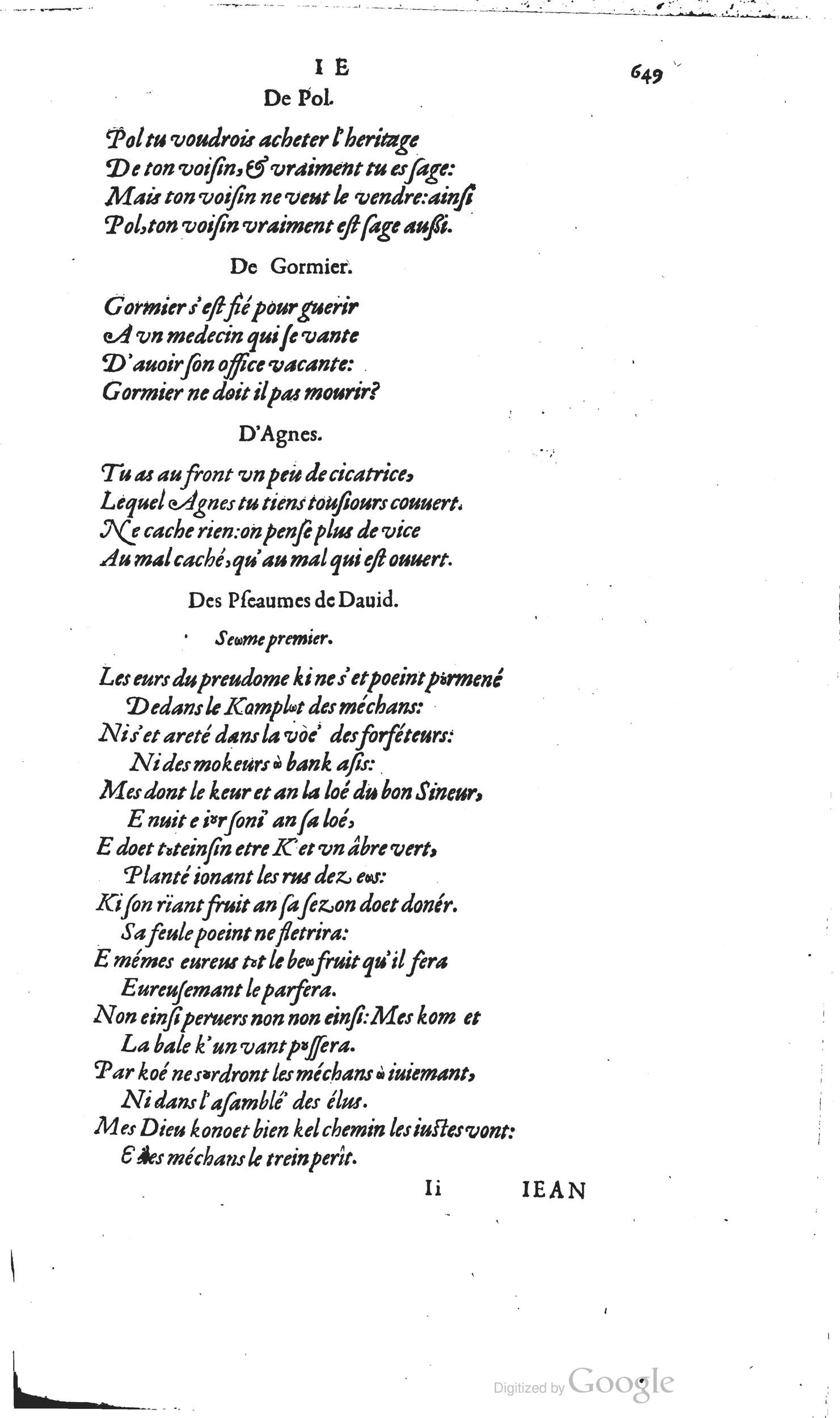 1585 - Barthélemy Honorat - Bibliothèques françaises - BSB Munich
