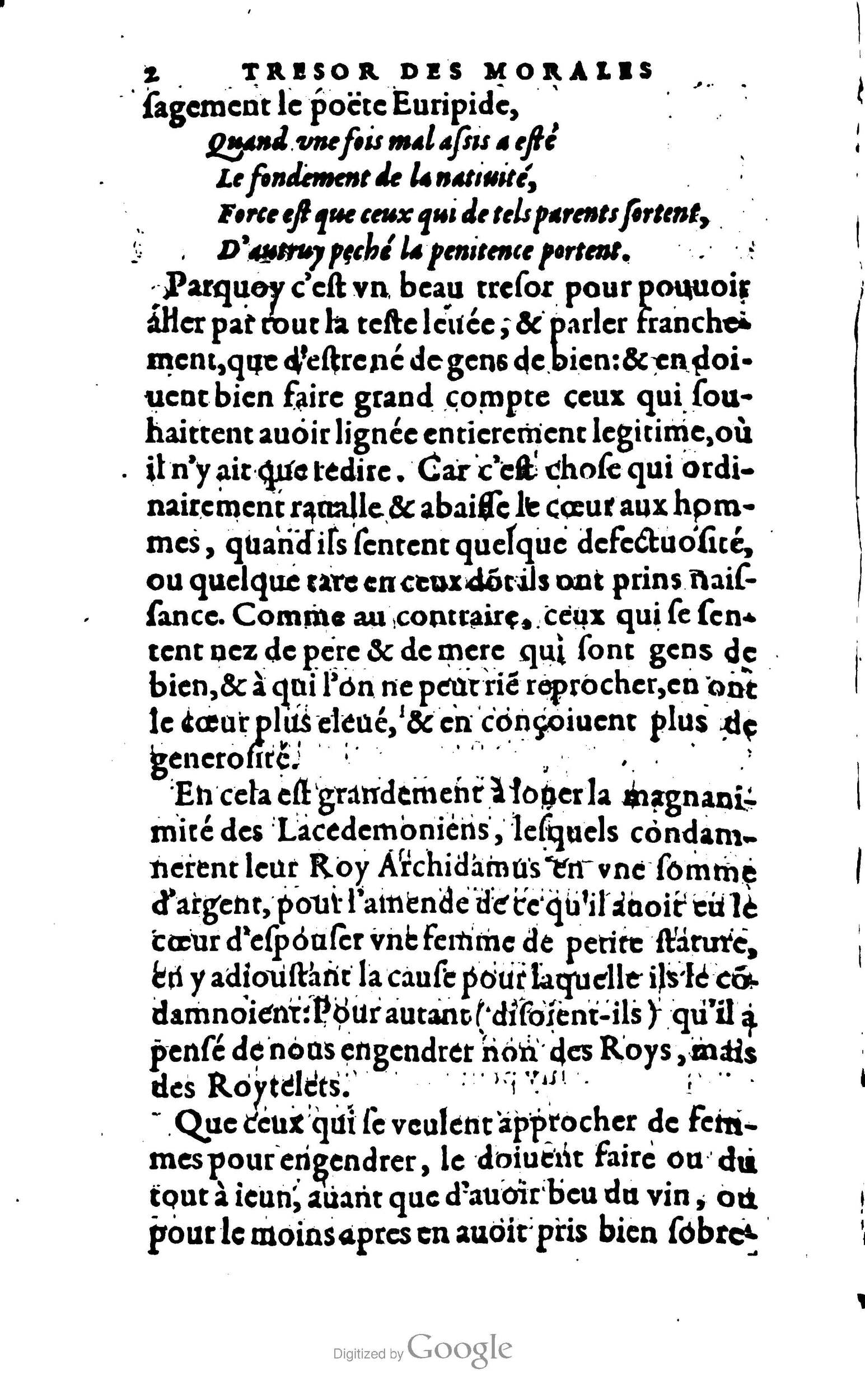 1578 - Jean Poupy - Trésor des morales de Plutarque - BSB Munich