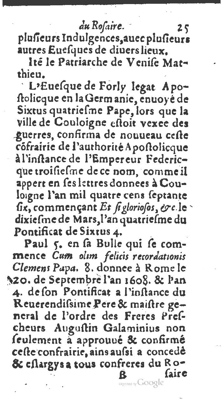 1615 - Jean Bogart - Trésor des indulgences du saint Rosaire - UGent