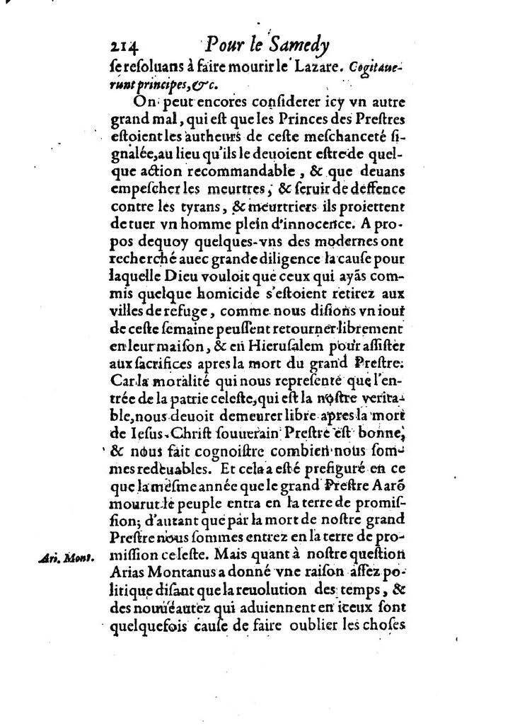1607 - Nicolas Du Fossé - Trésor quadragésimal - T 02 - BM Lyon
